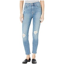 MSRP $215 7 for All Mankind High-Waist Ankle Skinny in Vintage Blue Size 27 NWOT - £42.53 GBP
