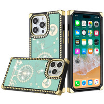 Passion Square Hearts Wind Mill Love Balloon Fun Case TEAL For iPhone 11 - £6.70 GBP