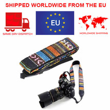 Camera Neck strap Retro Vintage Camera Strap for Sony Fujifilm Canon Nikon  - £7.50 GBP