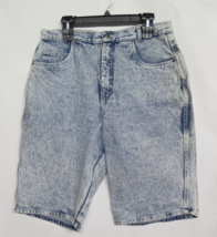 Vtg 1980s 90s Dirty Dancing Denim Jean Acid Washed Shorts Sz 33 34 Rare - £28.81 GBP