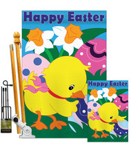 Easter Chick - Applique Decorative Flags Kit FK103035-P2 - £79.62 GBP