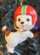 Hallmark - Brother - Puppy with Football Helmet - Classic Ornament - £9.07 GBP