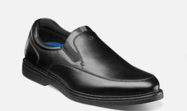 Mens Nunn Bush Wade Work Moc Toe Slip-On 84915-001 Black Slip Resistant ... - $89.57