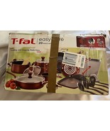 T-Fal Easy Care 20-Piece Nonstick Cookware Set, Thermospot -  Red  - £117.30 GBP