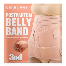 Postpartum Belly Wrap 3 in 1 Recovery Belly/Waist/Pelvis Belt Postpartum Band - £14.65 GBP