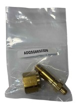ADQSG6650326 CGA-326 Nut &amp; 2 1/2&quot; Nipple Fitting Nitrous Oxide Bottle/Cy... - $376.15 MXN