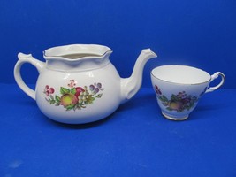 Arthur Wood And Sons Staffordshire England Teapot #6332 No Lid And Cup VGC - $12.00