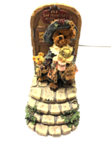 Boyds Bear Bearstone San Francisco Music Box Born To Shop Figurine - £19.49 GBP