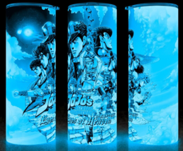 Glow in the Dark Jojos Bizarre Adventure Anime Cup Mug Tumbler Cup 20oz - £17.95 GBP