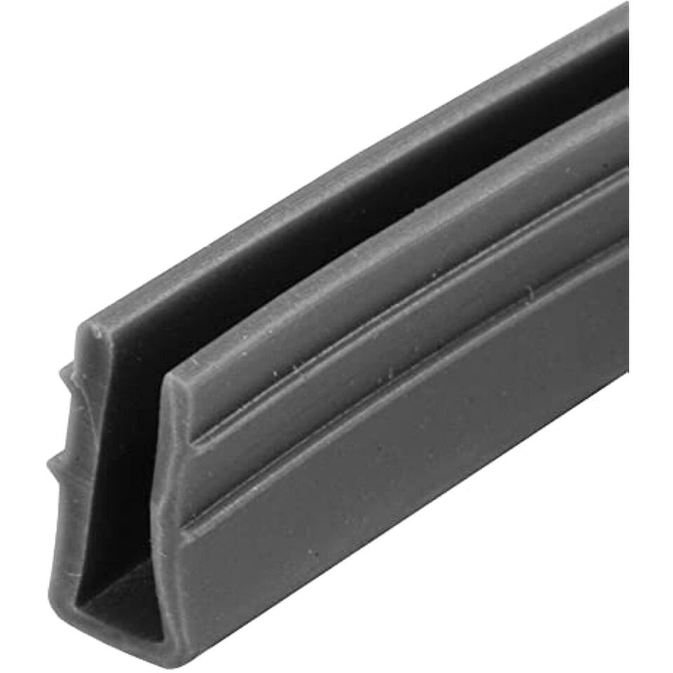 Prime-Line P 7738 Glass Glazing Channel, 17/64&quot; x 7/32&quot; x 200feet, Grey - $38.60