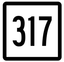 Connecticut State Route 317 Sticker Decal R5244 Highway Route Sign - £1.15 GBP+