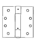 Ultra Hardware 35343R1 Box of 2 4x4&quot; square Spring Hinge, Brass - £9.83 GBP