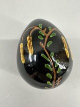 Breininger Redware Pottery Decorative Egg Willow Tree Alley Schwentz - £51.12 GBP