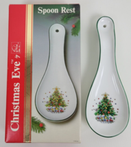 Vintage Salem China Christmas Eve Porcelain Spoon Rest 11118 - £6.36 GBP
