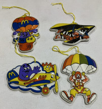 Vintage McDonalds Puffy Ornament Set, Ronald, Grimace, Hamburglar and Fry Guys - £11.03 GBP