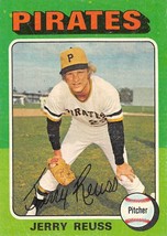 1975 Topps #124 Jerry Reuss Pittsburgh Pirates ⚾ B - £0.69 GBP