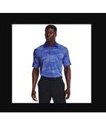 UNDER ARMOUR CAMO JACQUARD PLAYOFF POLO BLUE - €25,75 EUR