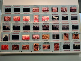 Lot of 100 Color Slides 1977 Europe European Trip Vacation UK France (A) - £15.81 GBP