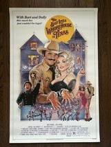 The Best Little Whorehouse In Texas (&#39;82) Burt Reynolds, Dolly Parton Goozee Art - £199.80 GBP