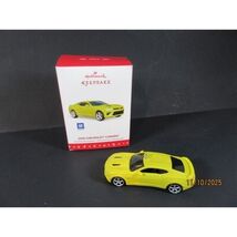 2016 Hallmark Keepsake 2016 Chevrolet Camaro Yellow Diecast Christmas Ornament - $20.29 CAD