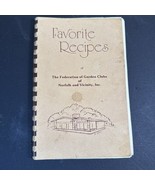 Vintage Norfolk Garden Clubs Cookbook Favorite Recipes VA Spiral Bound 1... - $34.99