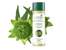 Biotique Bio Bhringraj Fresh Growth Therapeutic Oil for Falling Hair, 120ml - £19.97 GBP