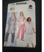 Butterick Pattern #3096 Women&#39;s Shirt &amp; Pants Sizes 16W-20W Uncut 2001 - $4.95