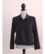 TravelSmith Blazer Jacket Navy Blue 8P Travel Comfort Packable Pockets L... - $27.99