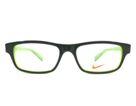 Nike Kids Eyeglasses Frame 5518 311 Dark Grey Green Rectangle Full Rim 4... - $54.44