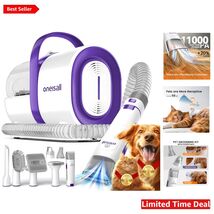 Ultimate Pet Grooming Vacuum with 7-in-1 Tools: Portable &amp; Rechargeable ... - $217.75