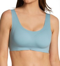 Le Mystere Women&#39;s Smooth Shape Wireless Bra in Misty Blue Large NWT - $19.79