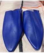 Moroccan men Slippers - Men&#39;s Moroccan blue slippers - Moroccan blue sli... - $1,026.79 MXN