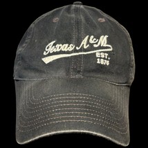 Texas A&amp;M Est. 1876 script black legacy athletic hat strapback one size - $12.61