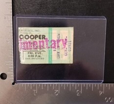 Alice Cooper - Vintage Apr 18, 1975 Hollywood, Florida Concert Ticket Stub #2 - $40.00