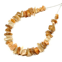 Moonstone Regular Chips Beads Briolette Natural Loose Gemstone Making Je... - £5.48 GBP