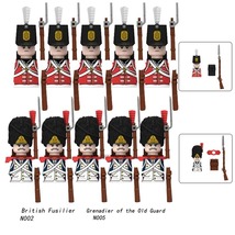 10 PCS Napoleonic Wars Military Soldiers Building Blocks WW2 Figures Toy... - £19.92 GBP