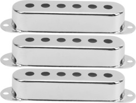 Three Pieces Of Guitar Pickup Covers: 48 Mm, 50 Mm, And 52 Mm Brass Single - $35.93