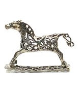 Vintage Sterling Filigree Scroll Children Rocking Horse Miniature Figure... - $42.32