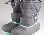 Cat &amp; Jack Boys Kids Youth Gray Cordie Thermolite Insulation Winter Boots - $46.02
