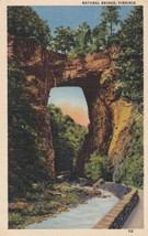 Natural Bridge Virginia VA Postcard 1951 Front Royal to Lancaster PA A01 - £2.40 GBP