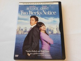 Two Weeks Notice DVD 2003 Widescreen Edition Comedy Rated PG-13 Hugh Grant - £8.10 GBP