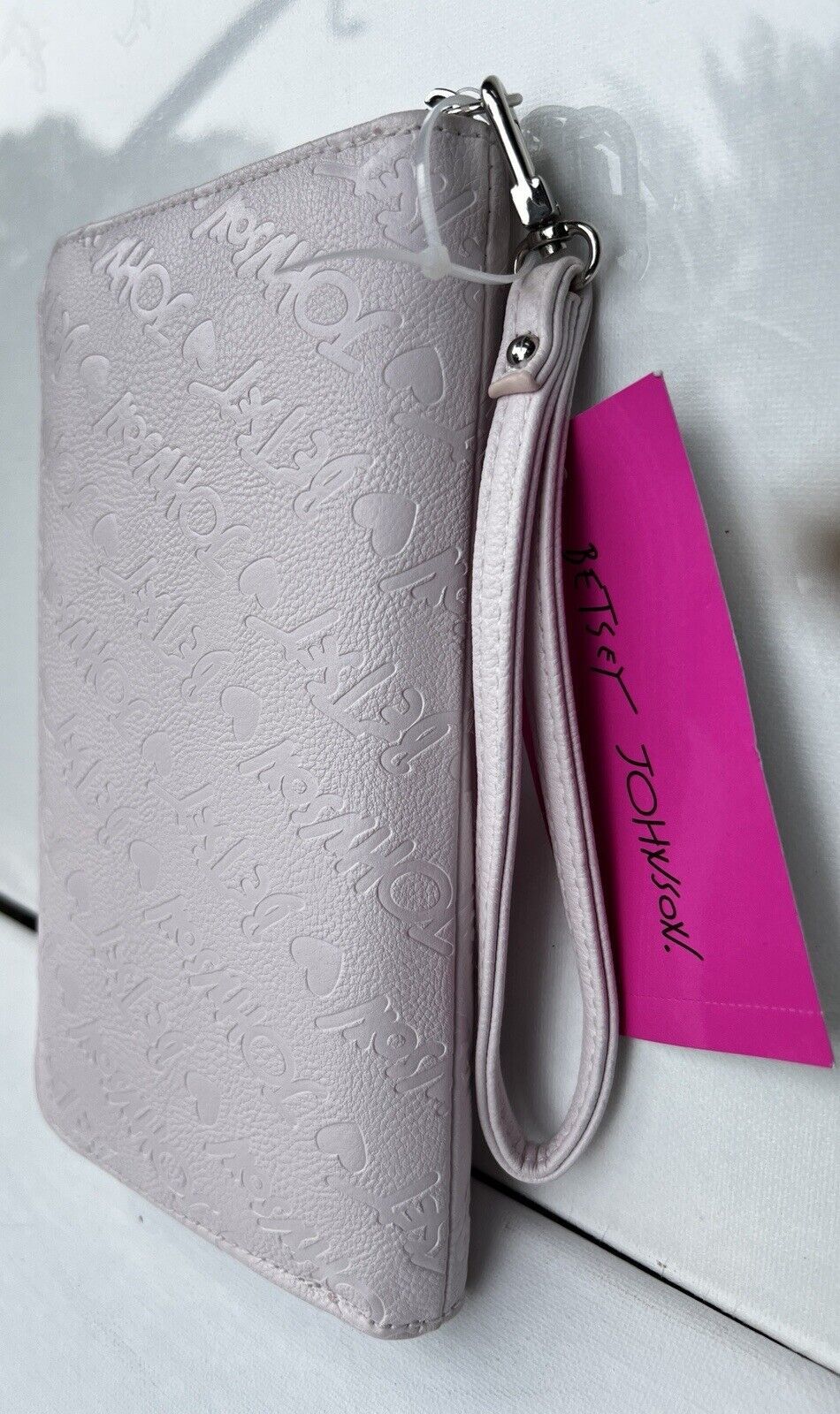 Betsey Johnson Pink Wristlet Wallet