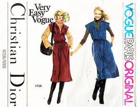 Misses&#39; JUMPER Vtg Vogue Paris Orig Christian Dior Pattern 1756 Size 16 UNCUT - £15.98 GBP