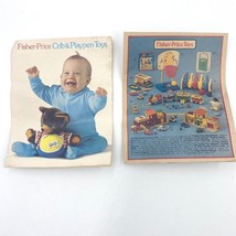 Fisher Price Catalogs Vintage 1973 Baby Crib Toys Mini Booklets Advertising BK5 - £8.72 GBP