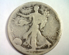 1920-D Walking Liberty Half Dollar Good G Nice Original Coin Bobs Coin Fast Ship - £18.17 GBP