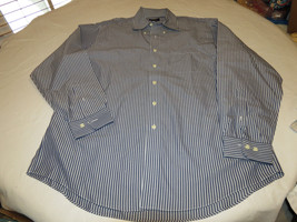 Mens Brooks Brothers 346 long sleeve button shirt Men&#39;s L cotton striped EUC - £35.19 GBP