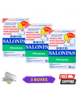 3 X SALONPAS 20 Patches Pain Relieving External Arthritis Back Muscle Ache - $459.86 MXN