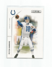 PEYTON MANNING (Indianapolis Colts) 2011 PANINI ROOKIES &amp; STARS CARD #66 - $4.99
