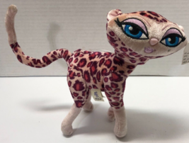 Bratz Poseable Leopard Pink Cat BRIGITTE Bobblehead Petz Plush Toy Figure - $14.85
