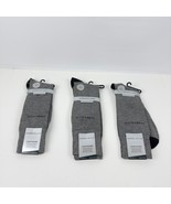 Perry Ellis Portfolio Perry Ellis Men&#39;s 3Pk Logo Socks in Heather Charco... - $18.99